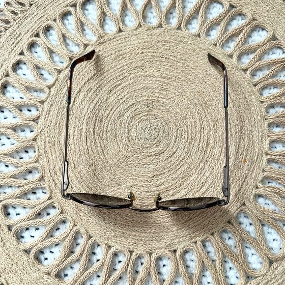 Ralph Lauren Vintage Mini Round Oval Brown Lens Metal Frame Y2K 90s Sunglasses - Picture 4 of 10